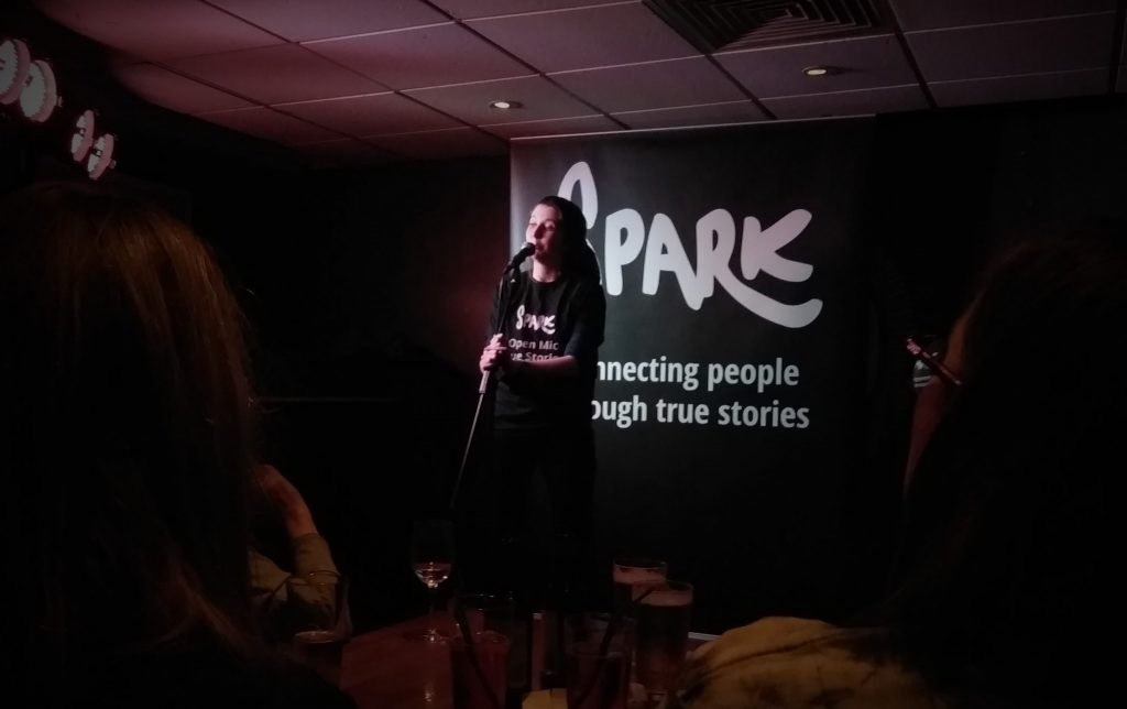 Brixton open-mic storytelling December 2017